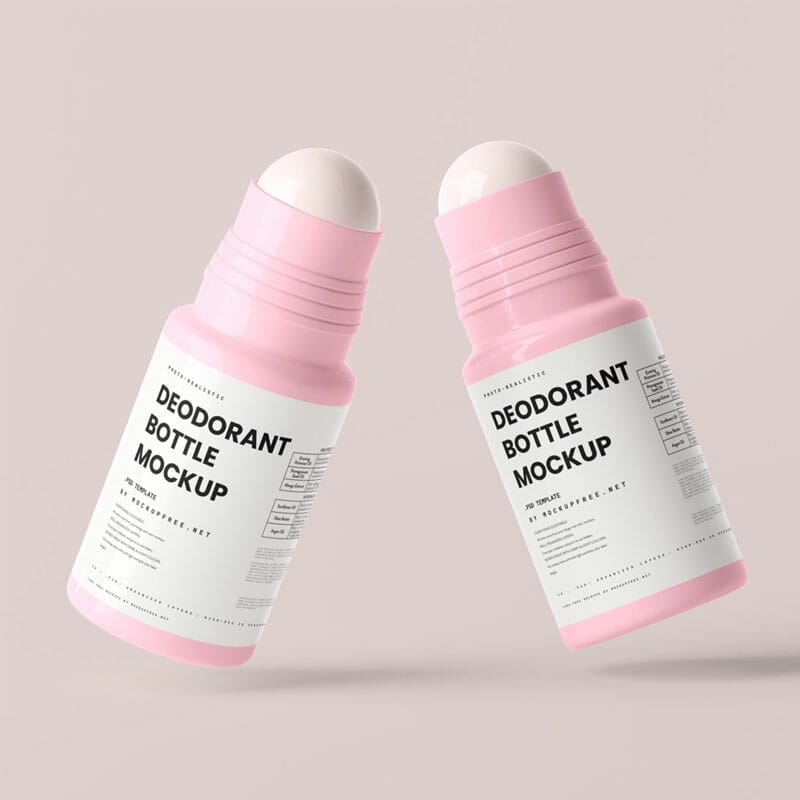 Free Deodorant Bottle Mockup PSD » CSS Author