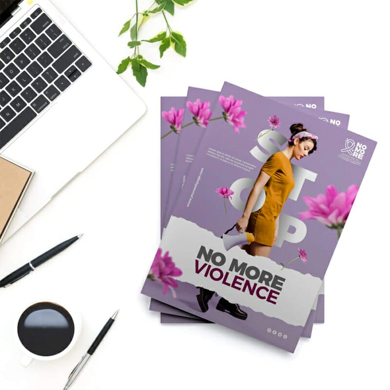 Free Digest Size Magazine Mockup PSD Template