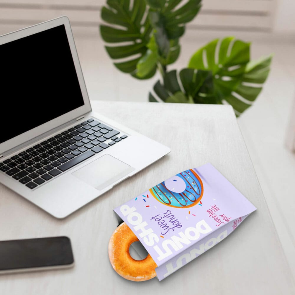 Free Donut Box Mockup PSD Template