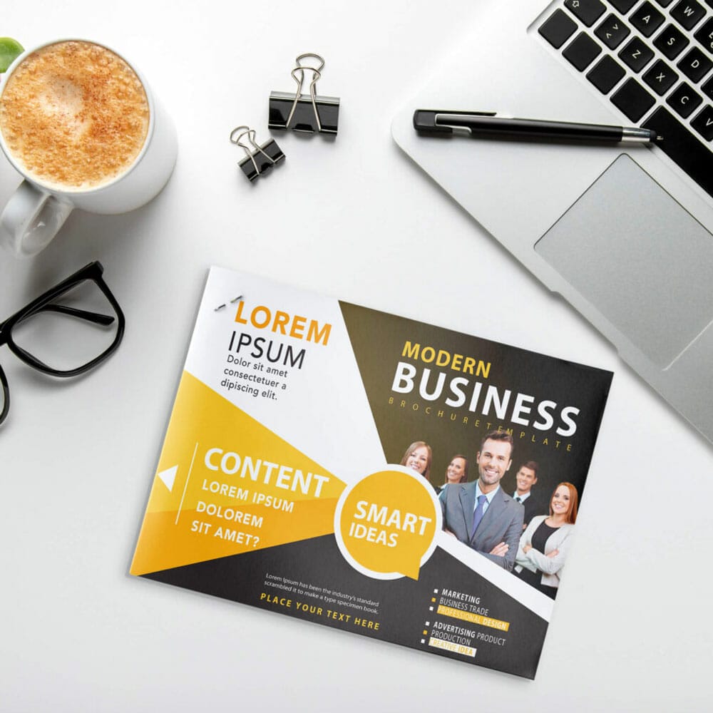 Free Frame Poster Flyer Art Mockup PSD Template