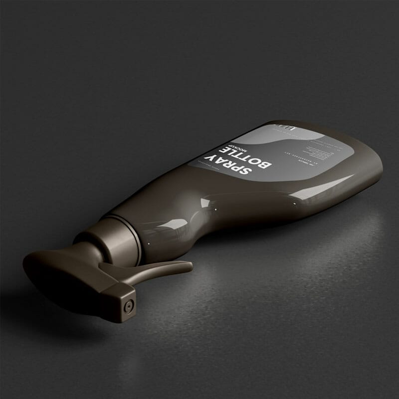 Free Glass Cleaner Spray Bottle Mockup PSD