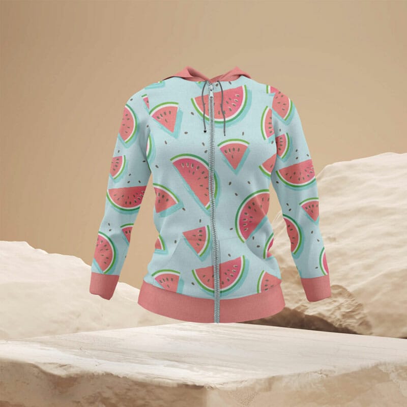 Free Ladies Hoodie Mockup PSD Template