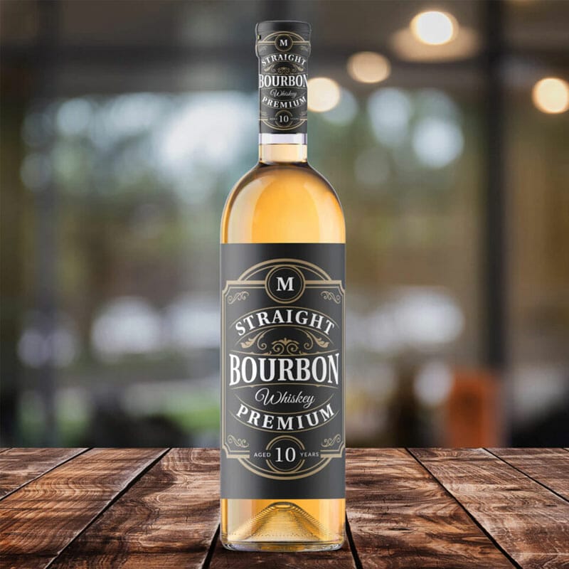 Free Liquid Bottle Mockup PSD Template