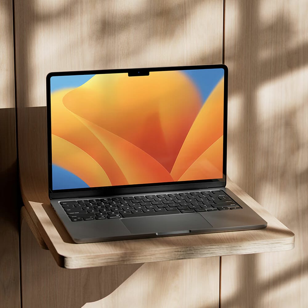 Free M2 Macbook Air Mockup PSD