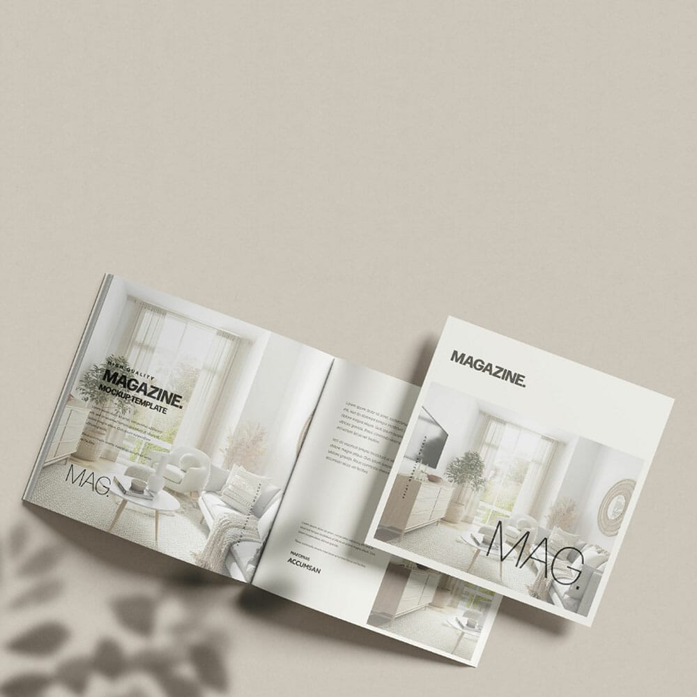 Free Magazine Mockup Kit