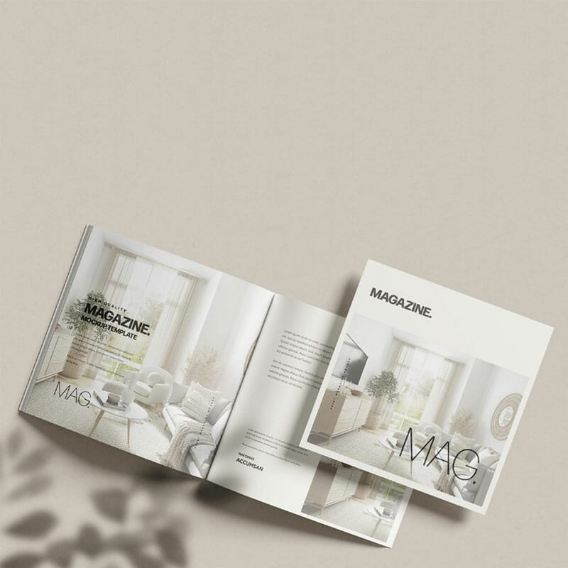 Free Magazine Mockup Kit