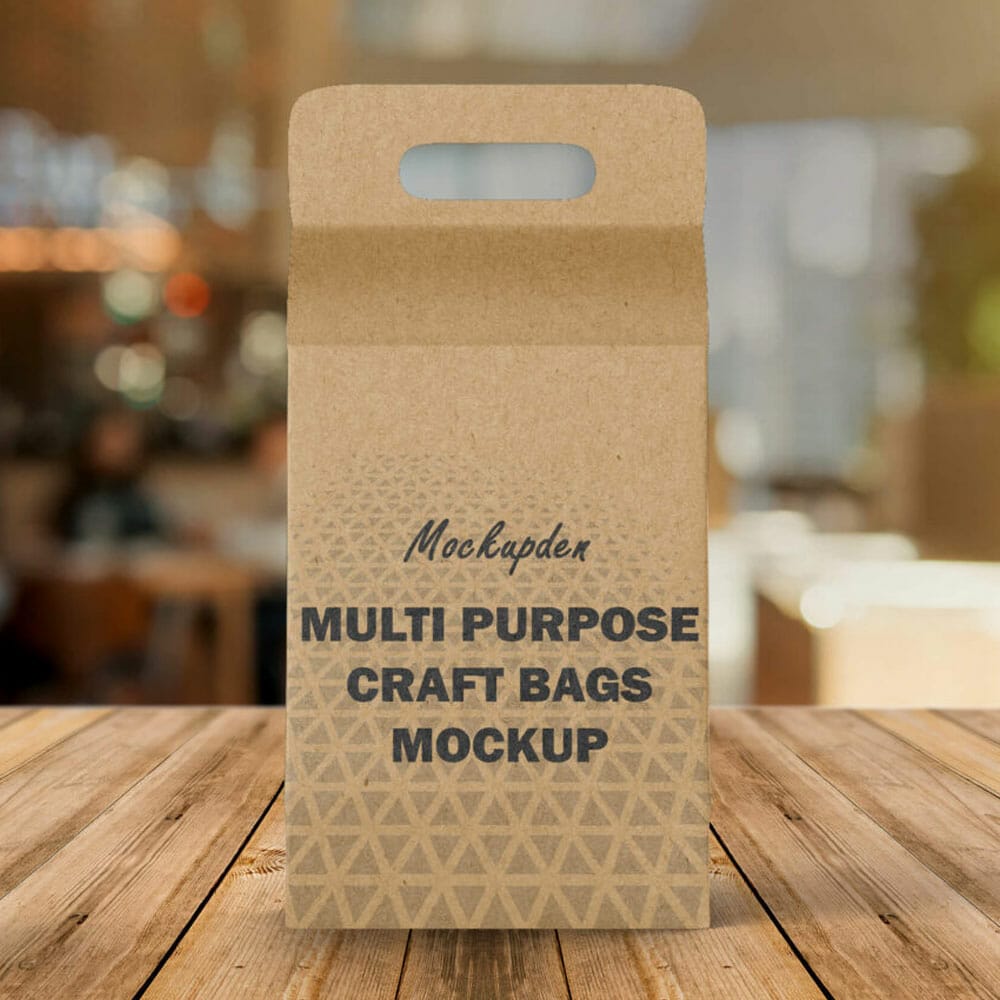 Free Multi Purpose Craft Bags Mockup PSD Template