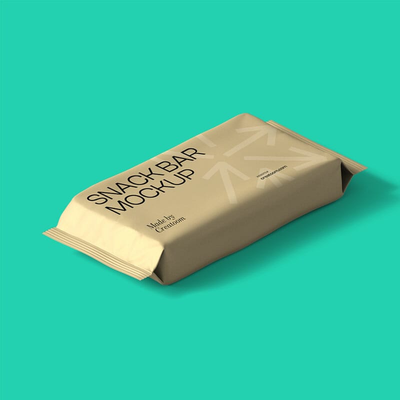 Free Snack Bar Mockup Isometric PSD » CSS Author