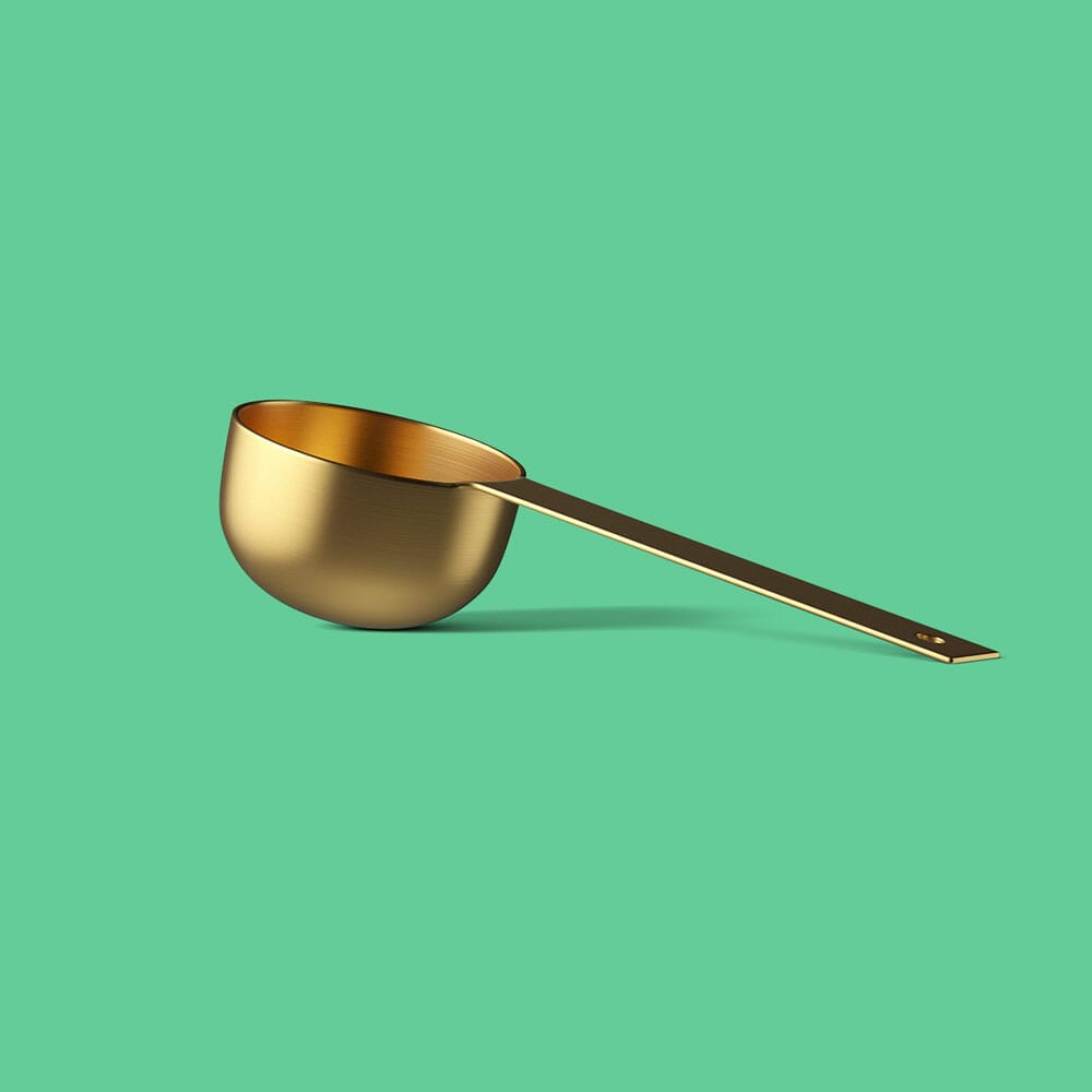 Free Soup Spoon Front View Mockup PSD