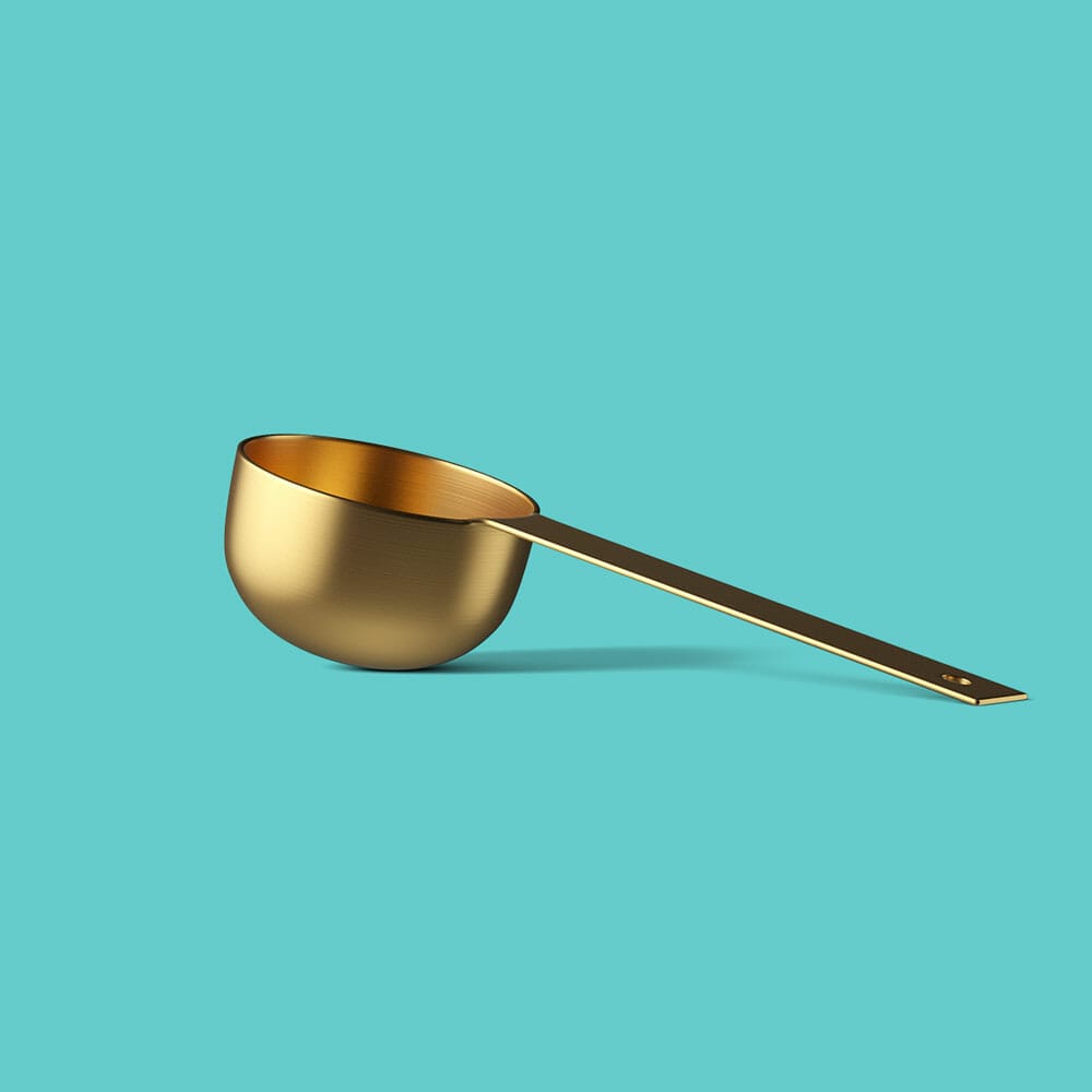 Free Soup Spoon Front View Mockup PSD
