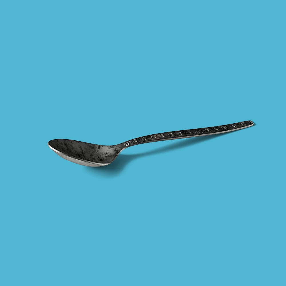 Free Tea Spoon Isometric Mockup PSD