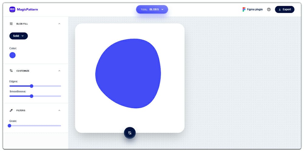 Magic Pattern Blob Generator