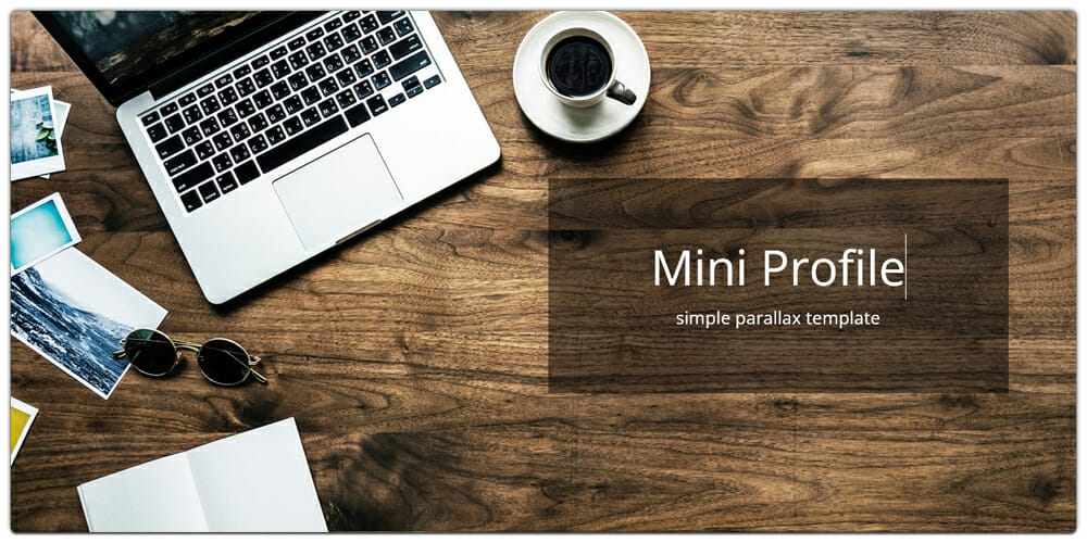 Mini Profile Template