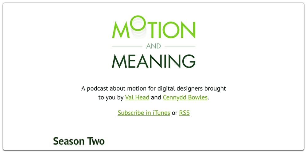 Motion and Meaning