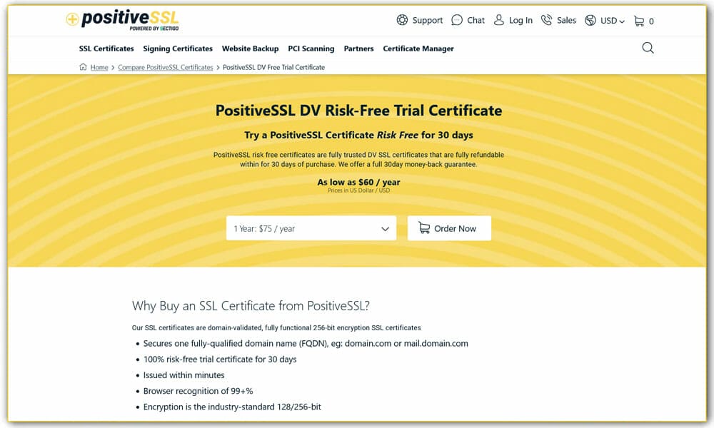 15+ Best Free SSL Certificate Provider 2023 14 PositiveSSL