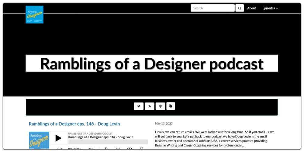 Ramblings of a Designer Podcast