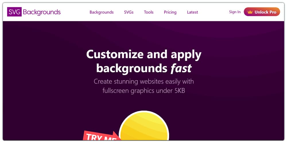 SVG Backgrounds