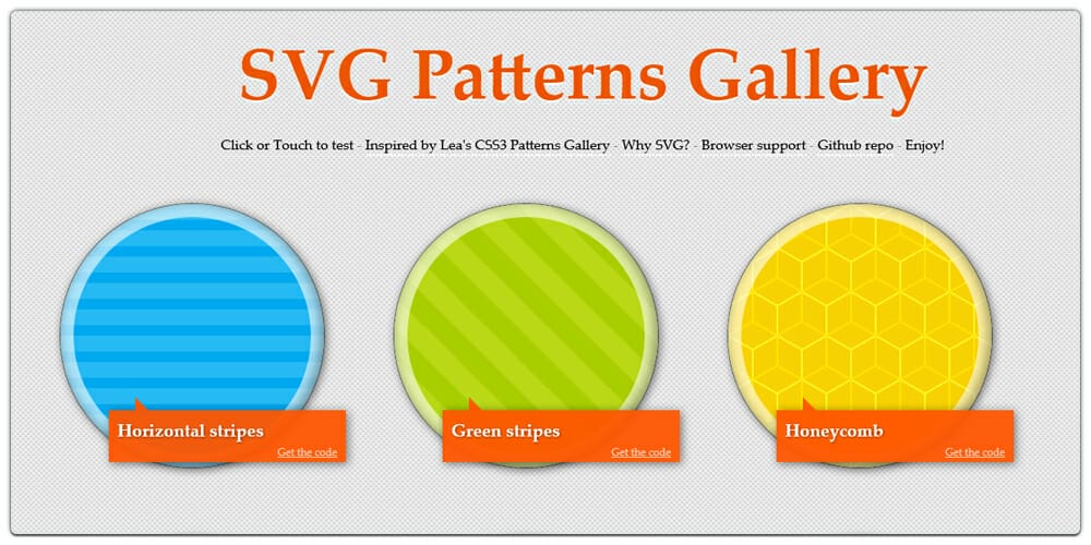 SVG Patterns Gallery