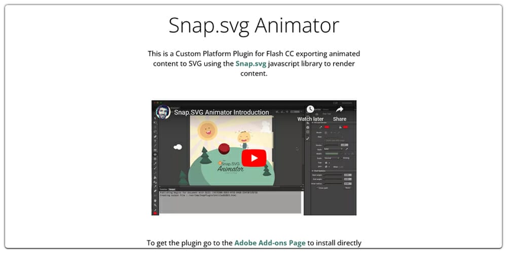 Snap SVG Animator