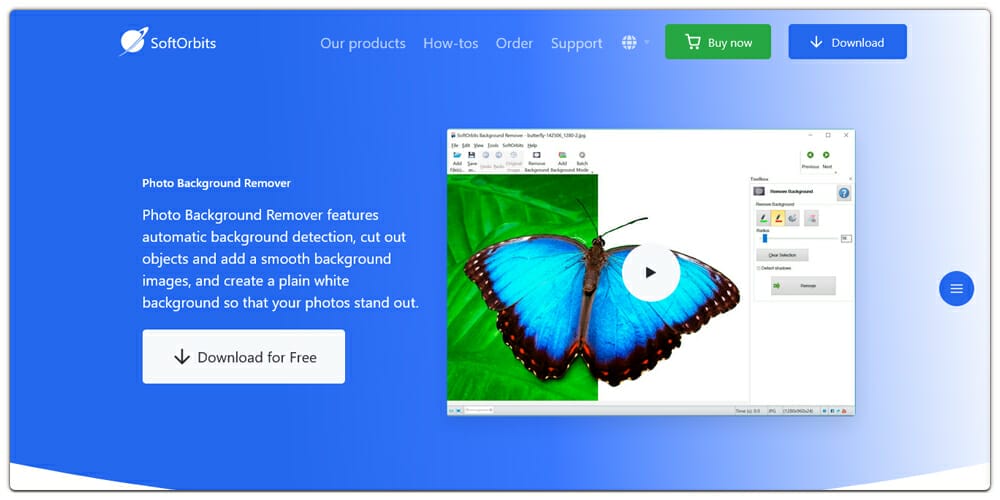 Softorbits Photo Background Remover