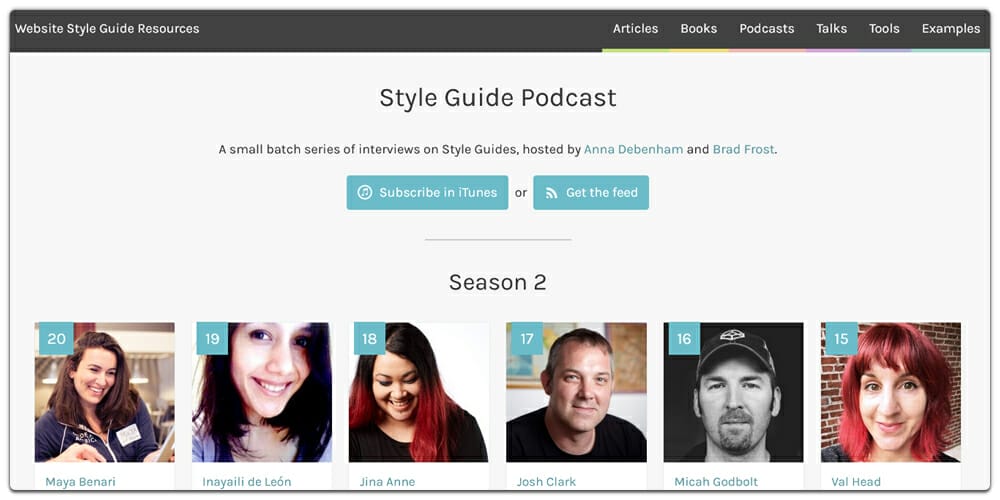 Style Guide Podcast