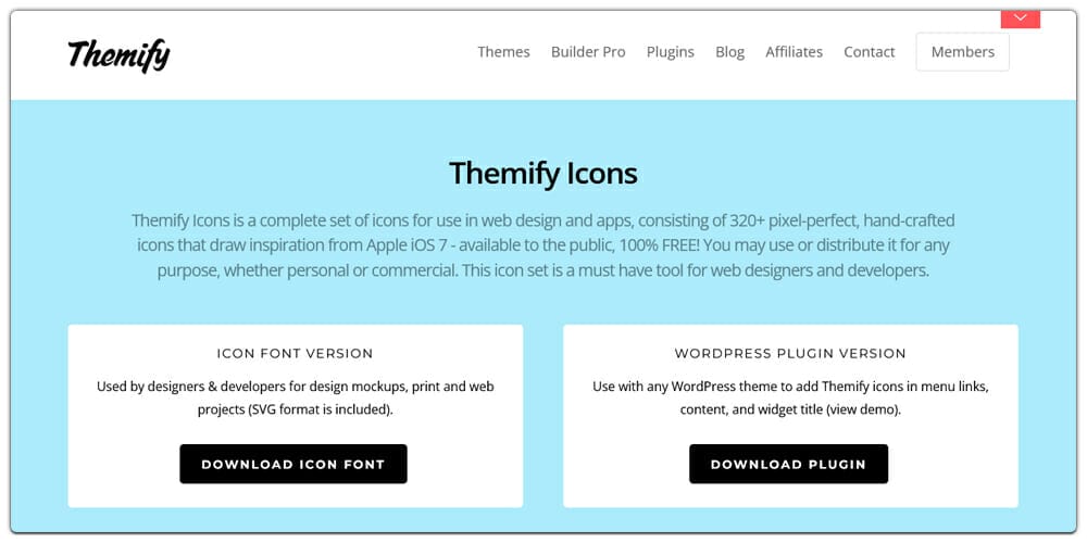 Themify Icons