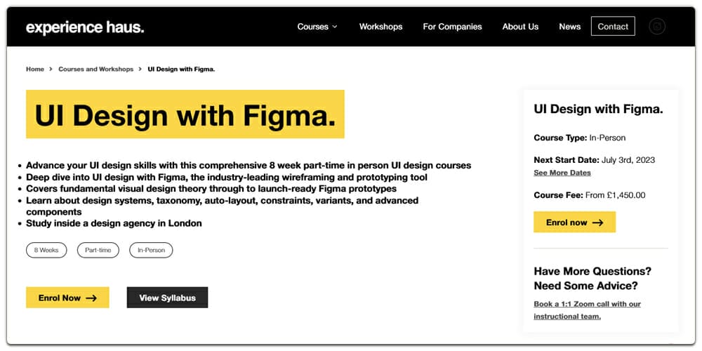 UI Design with Figma