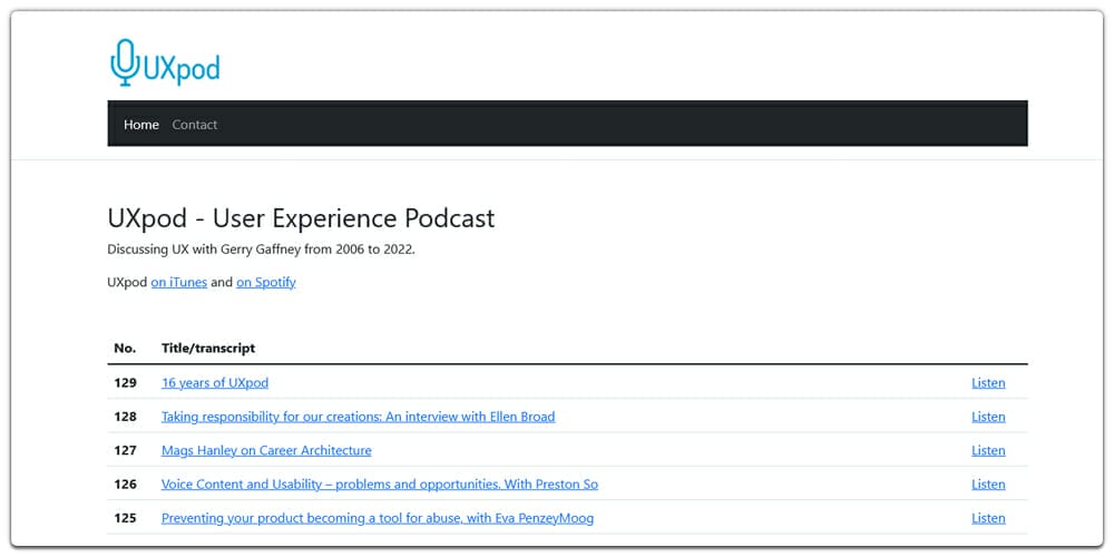 User Experience Podcast