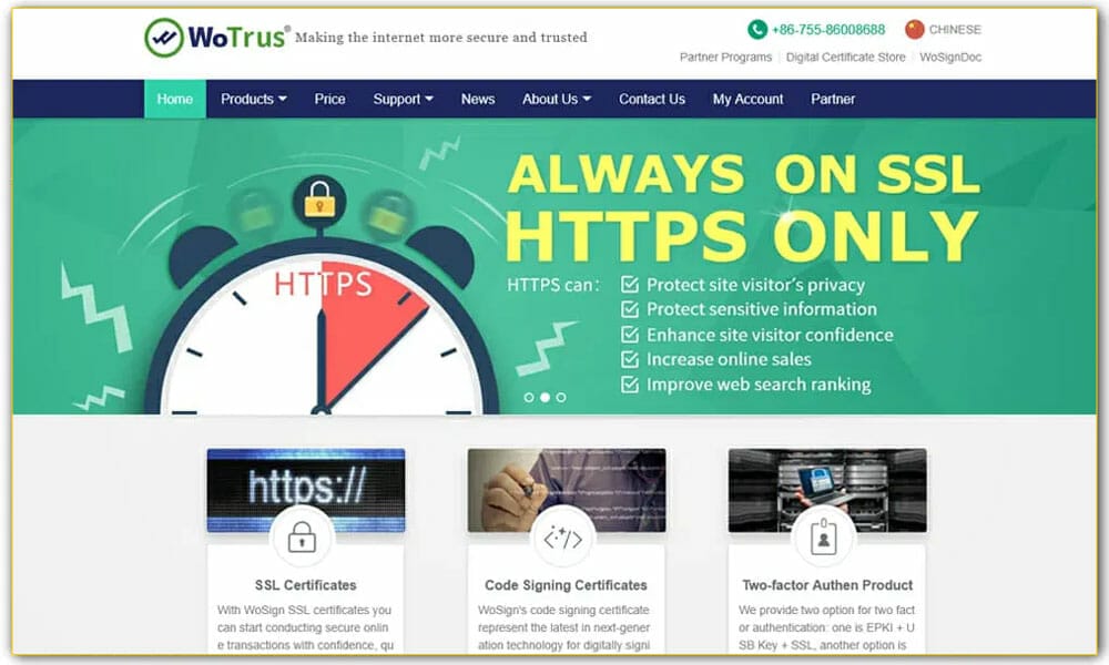 15+ Best Free SSL Certificate Provider 2023 18 WoSign