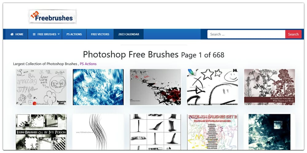 123 Freebrushes