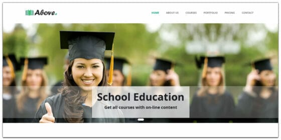 Free Education HTML Website Templates » CSS Author