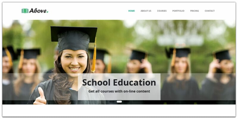 Free Education HTML Website Templates » CSS Author