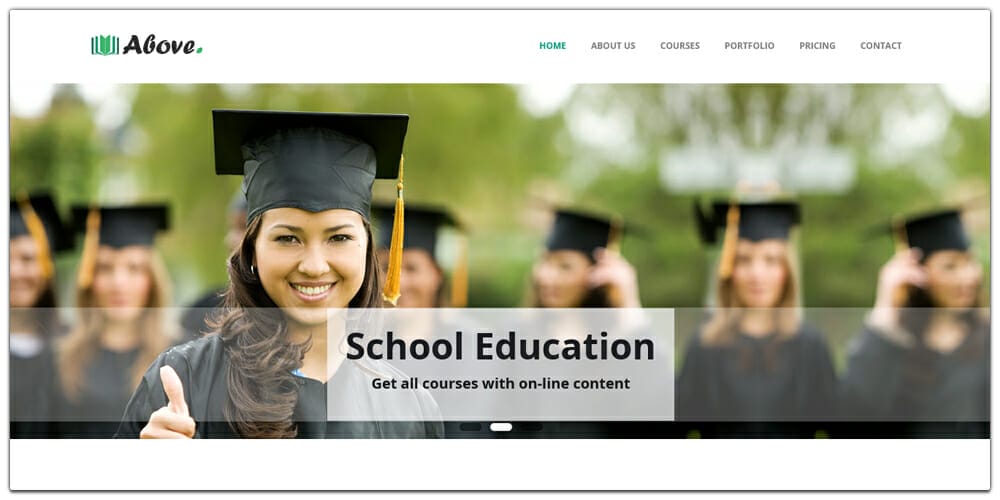 Free Education HTML Website Templates – CSS Author