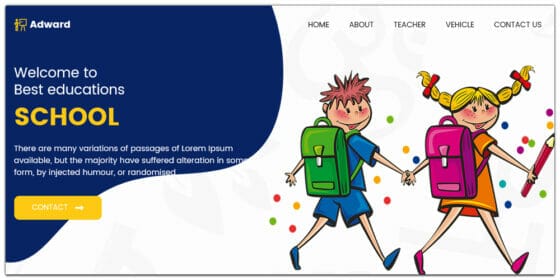 Free Education HTML Website Templates » CSS Author