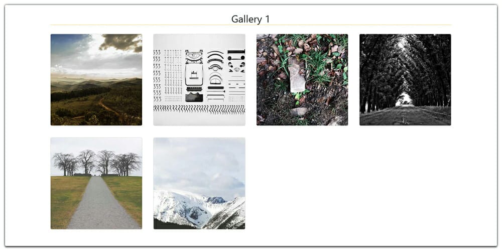 Bootstrap 4 Beta Gallery