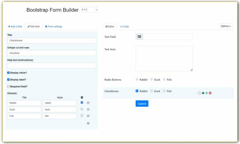10+ Best Bootstrap Form Builders » CSS Author
