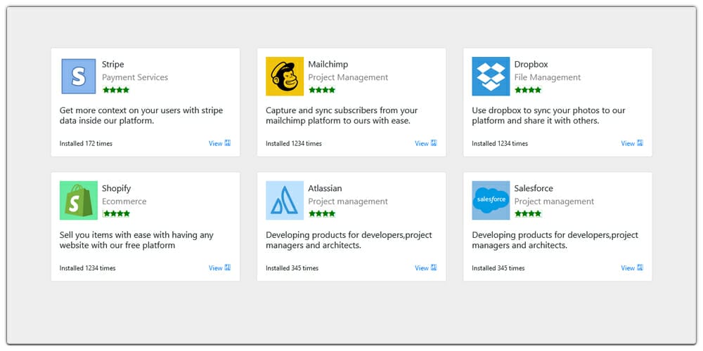 Bootstrap 4 List Grid View Template