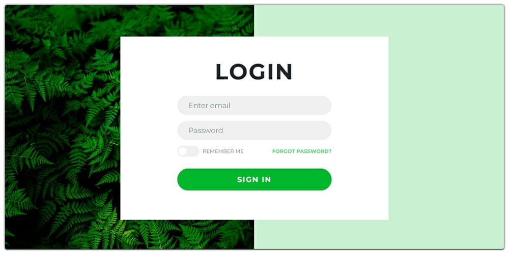 Bootstrap 4 Login Form Template