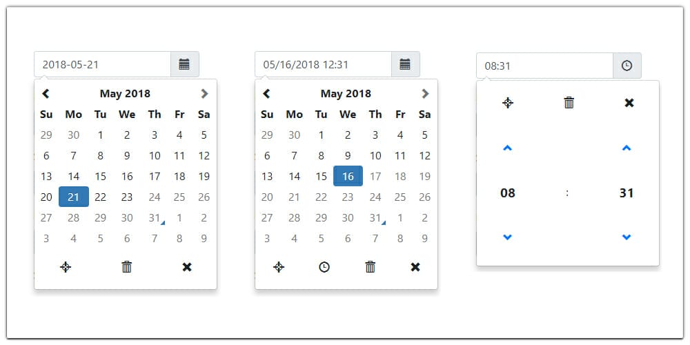 Bootstrap Datetimepicker V4