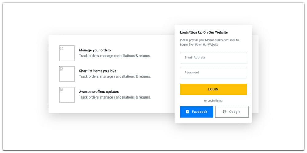 Bootstrap Login Registration Form Design