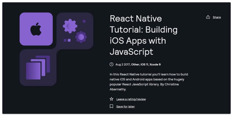 The Complete React Native Tutorial For Beginners