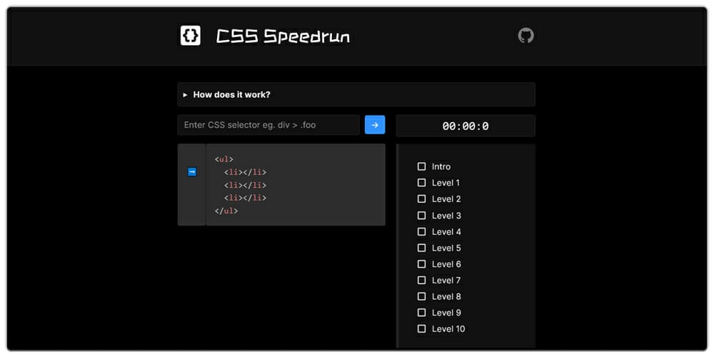 CSS Speedrun