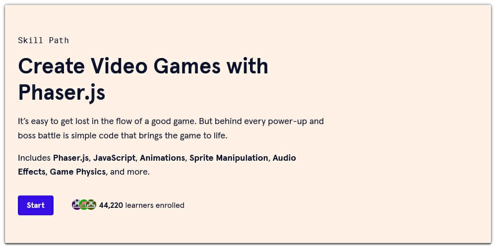 Create Video Games with Phaser.js