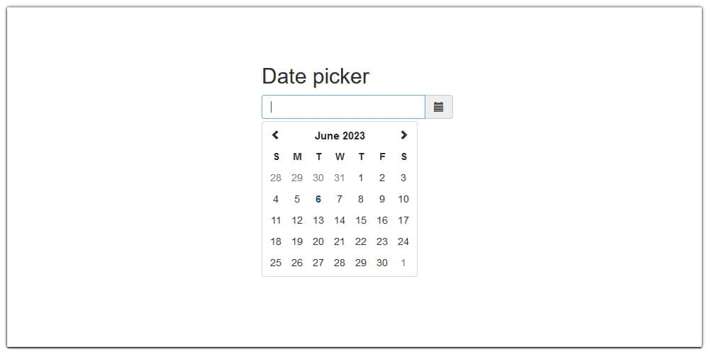 Date Picker