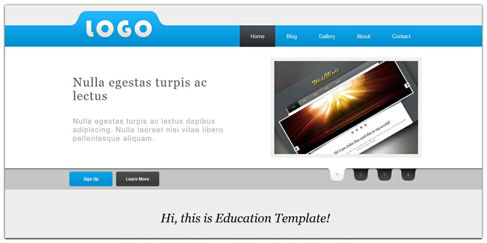 Free Education HTML Website Templates » CSS Author