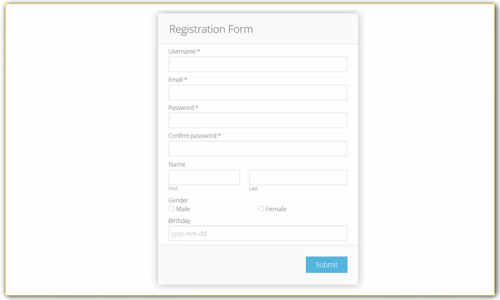 Formoid Bootstrap Form Builder