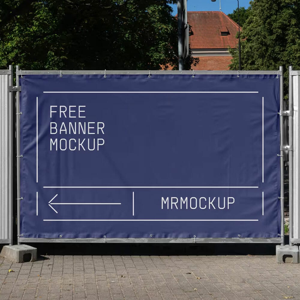 Free Banner PSD Mockup