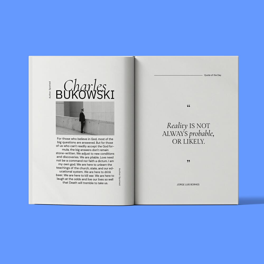 Free Front View Book Mockup PSD