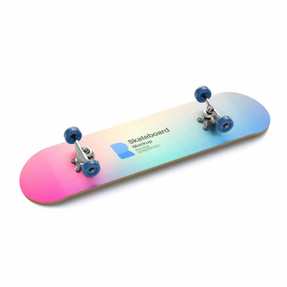 Free Skateboard Mockup PSD