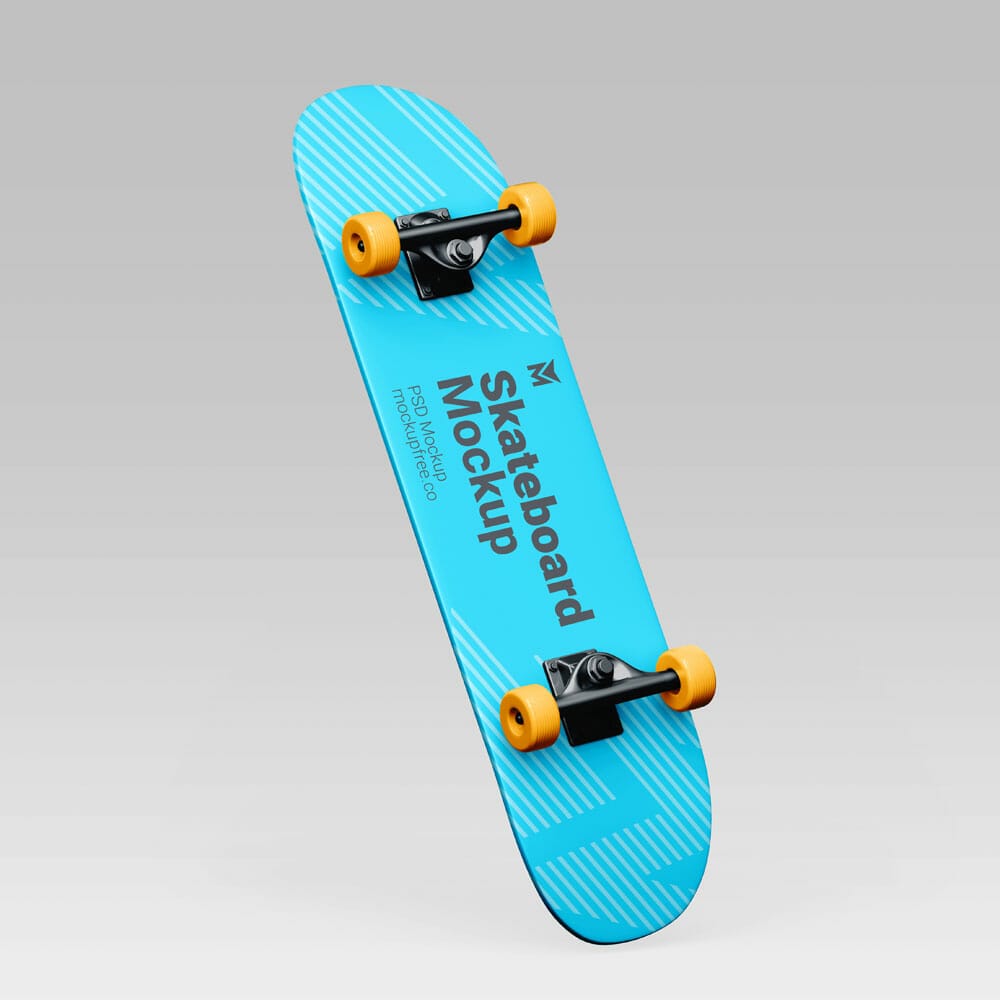 Free Skateboard Mockup PSD